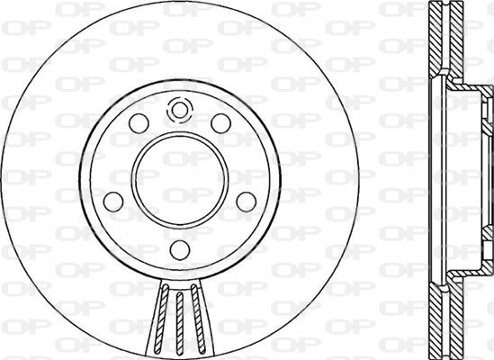 OPEN PARTS Тормозной диск BDA2063.20